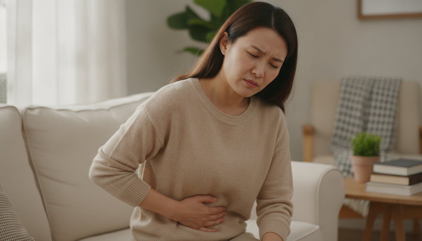 간·담낭·담도의 위치를 보여주는 해부 이미지