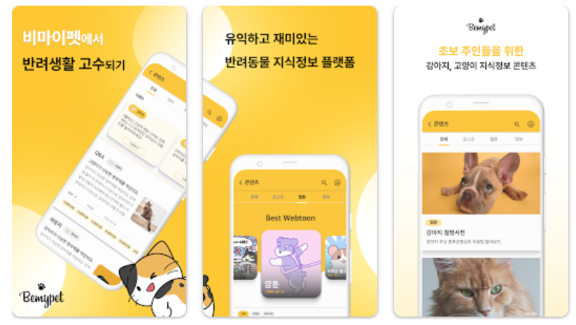 비마이펫 웹/앱 플랫폼